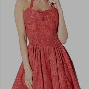 Alfred Shaheen Unique Vintage Tiki Swing Dress